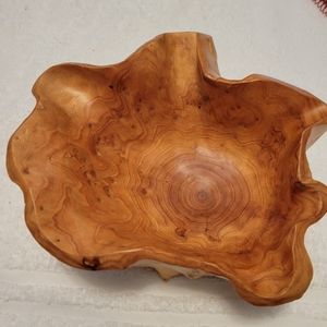 Vintage wood bowl
